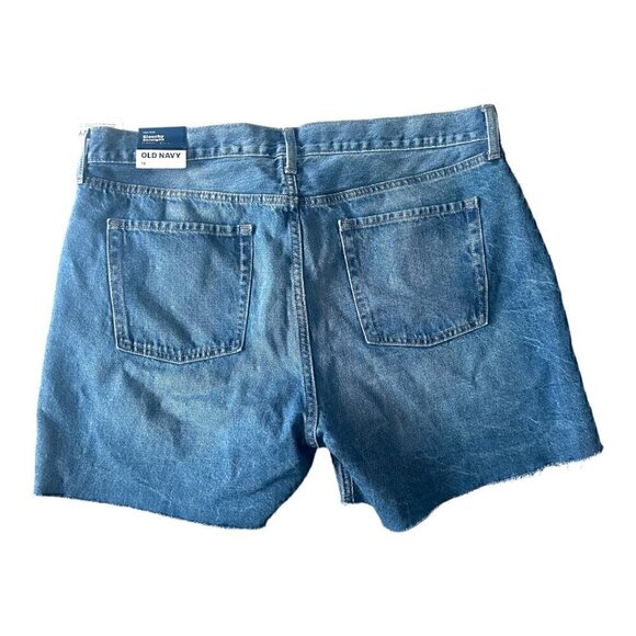 NWT Old Navy High-Waisted Slouchy Straight Cutoff Jean Shorts for Women SZ 16 - Picture 7 of 11